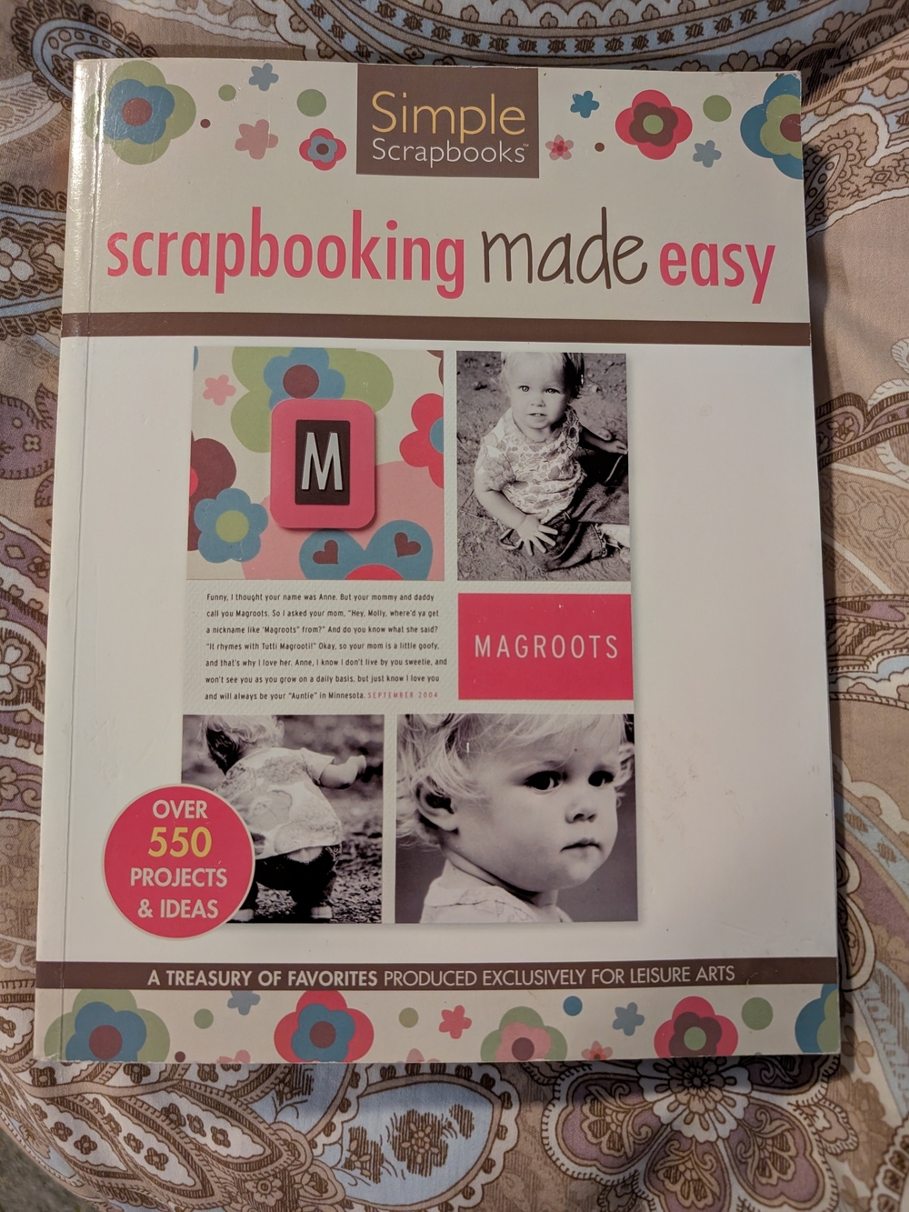 Scrapbooking Made Easy - White with Floral Accents